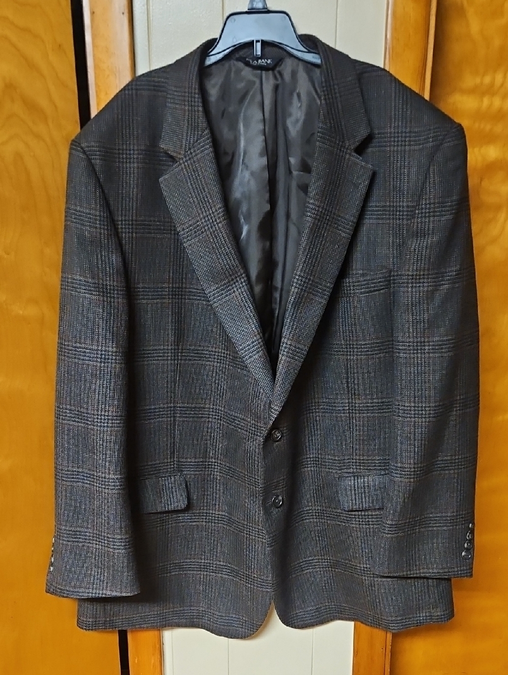 Jos. A. Bank Brown & Black Glen Plaid Sport Coat